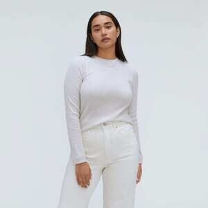 Everlane The Organic Cotton Waffle Tee Tan Base - Size M